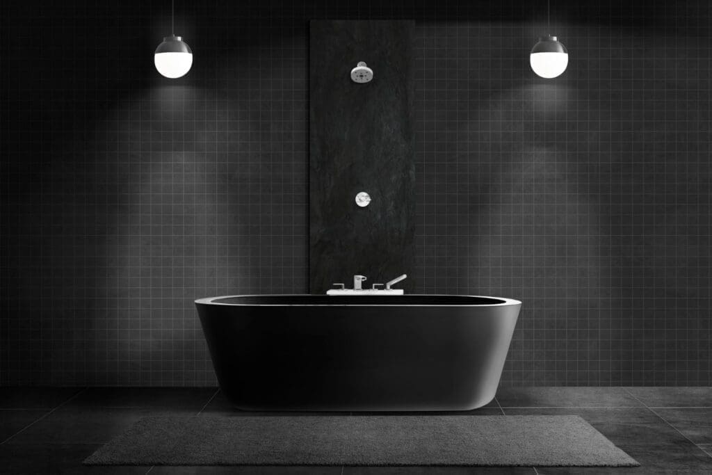 Black bathroom light fixtures 