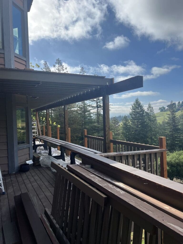 Second-Story Deck with Stairs in Martinez CA